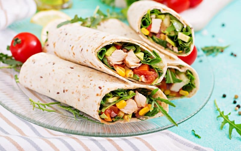 Avocado, Bean & Corn Fiesta Wrap Recipe