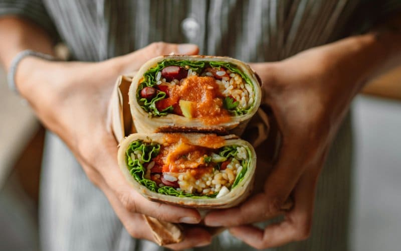 BBQ Lentil and Slaw Wrap Recipe