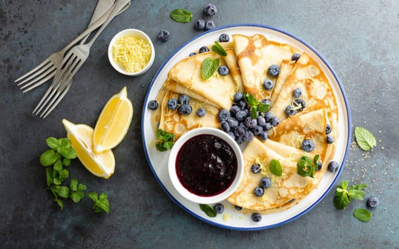 Blueberry Lemon Zest Pancakes Recipe