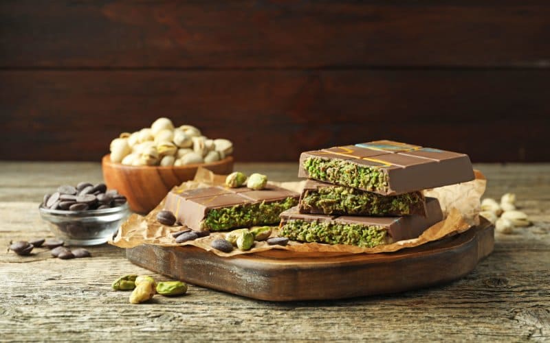 Matcha Pistachio Bars