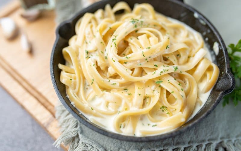 Spaghetti Squash with Vegan Alfredo Sauce Recipe