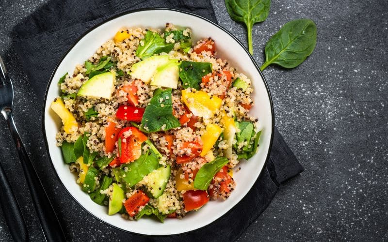Roasted Veggie & Avocado Salad Recipe